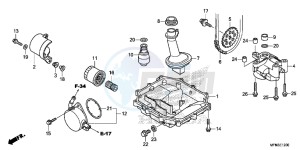 CB1000RF CB1000R 2ED drawing OIL PAN/ OIL PUMP