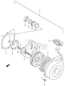 LT-A500F (E3-E28) drawing RECOIL STARTER