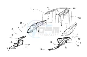 CRUISYM 300 (L8) EU drawing BODY COVER