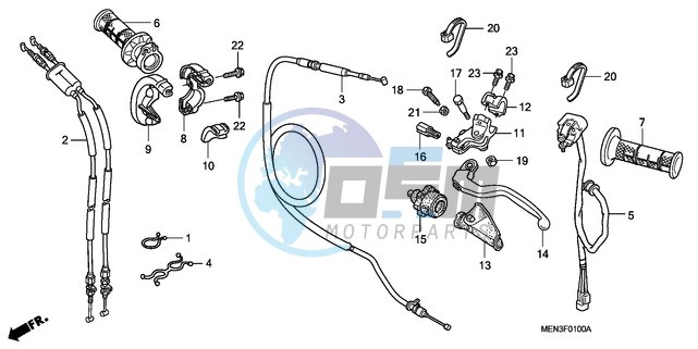 HANDLE LEVER/SWITCH/CABLE