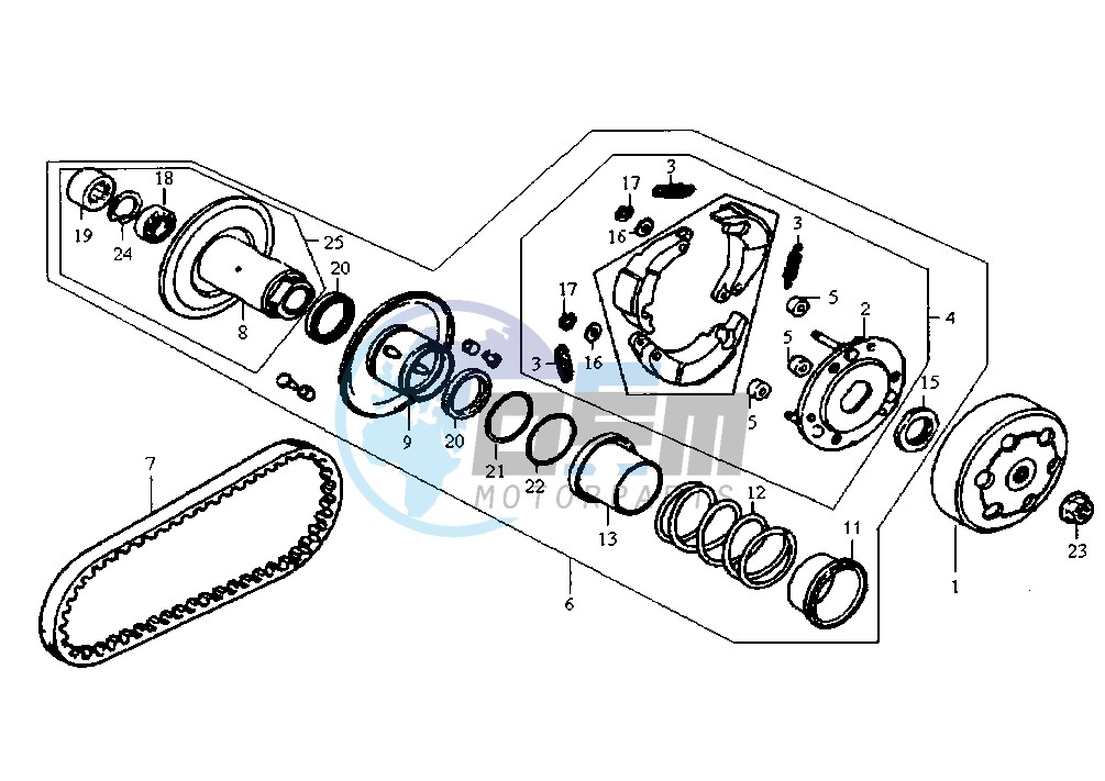 DRIVEN PULLEY