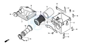 TRX90 drawing AIR CLEANER (1)