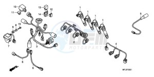 CBR1000RR9 UK - (E / MME) drawing SUB HARNESS (CBR1000RR)