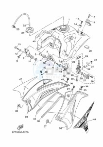 TT-R125LWE (2PTJ) drawing FUEL TANK