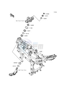 NINJA 250SL ABS BX250BGF XX (EU ME A(FRICA) drawing Frame