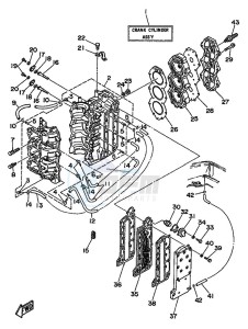 70B drawing CYLINDER--CRANKCASE