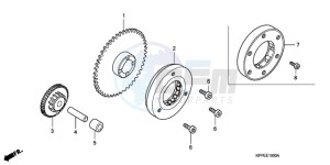 CBR125RWA Germany - (G / WH) drawing STARTING CLUTCH