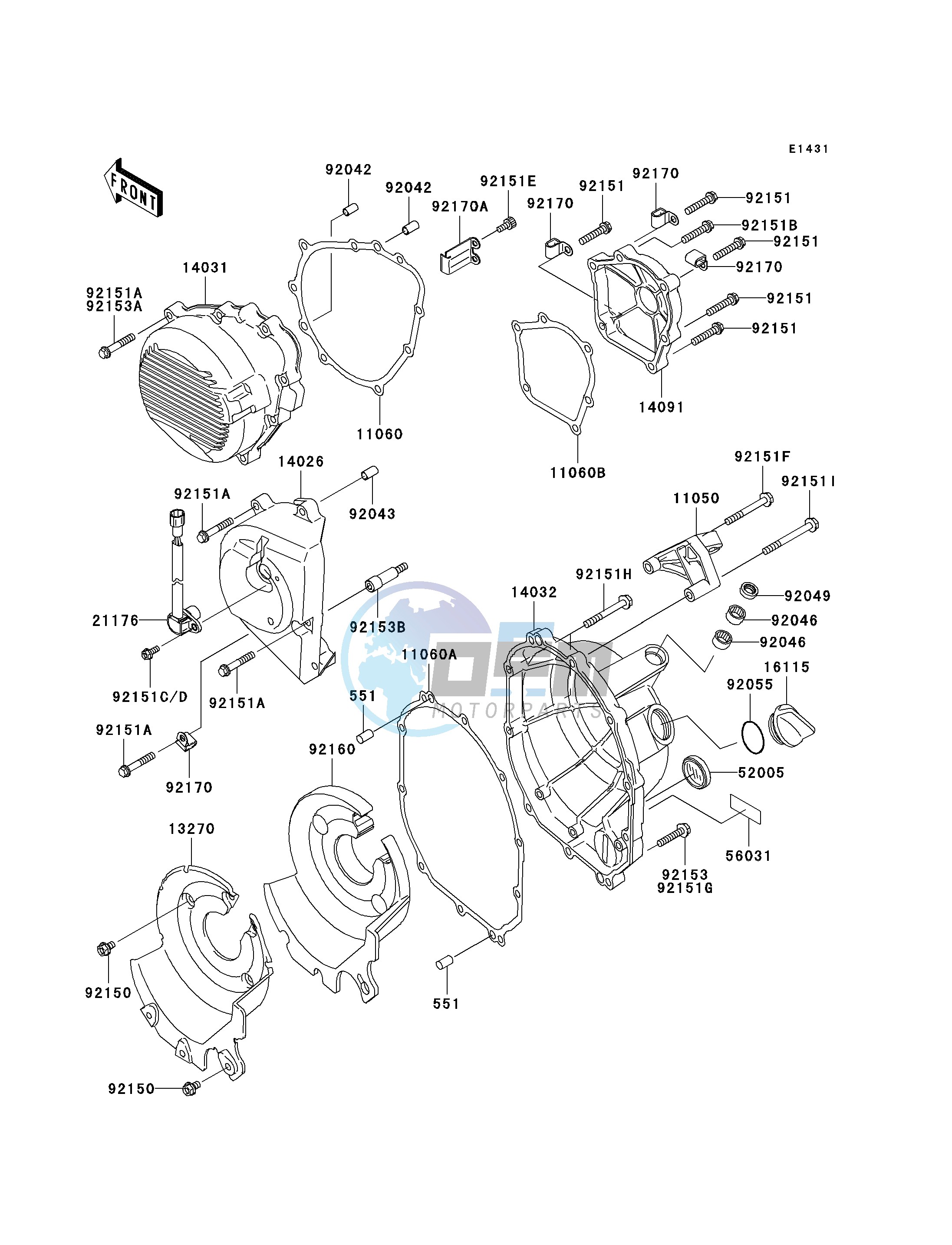 ENGINE COVER-- S- -