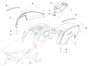 California 1400 Touring ABS USA-CND 1380 drawing Tank cover