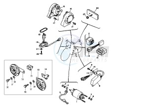 XV VIRAGO 750 drawing ELECTRICAL DEVICES