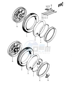 H1 D-F A [KH500] (D-F A8) [KH500] drawing WHEELS_TIRES -- 73-75 D_E_F & 76 A8- -