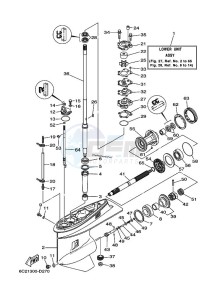 FT50GETL drawing LOWER-CASING-x-DRIVE-1