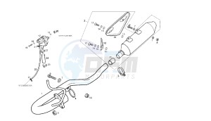 CROSS CITY - 125 CC 4T EU3 drawing EXHAUST