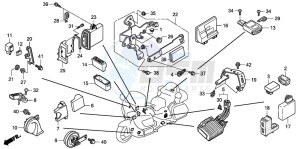 GL1800 drawing CONTROL UNIT (GL18007/8) (AIRBAG)