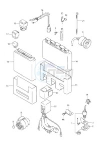 DF 60 drawing Engine Control Unit