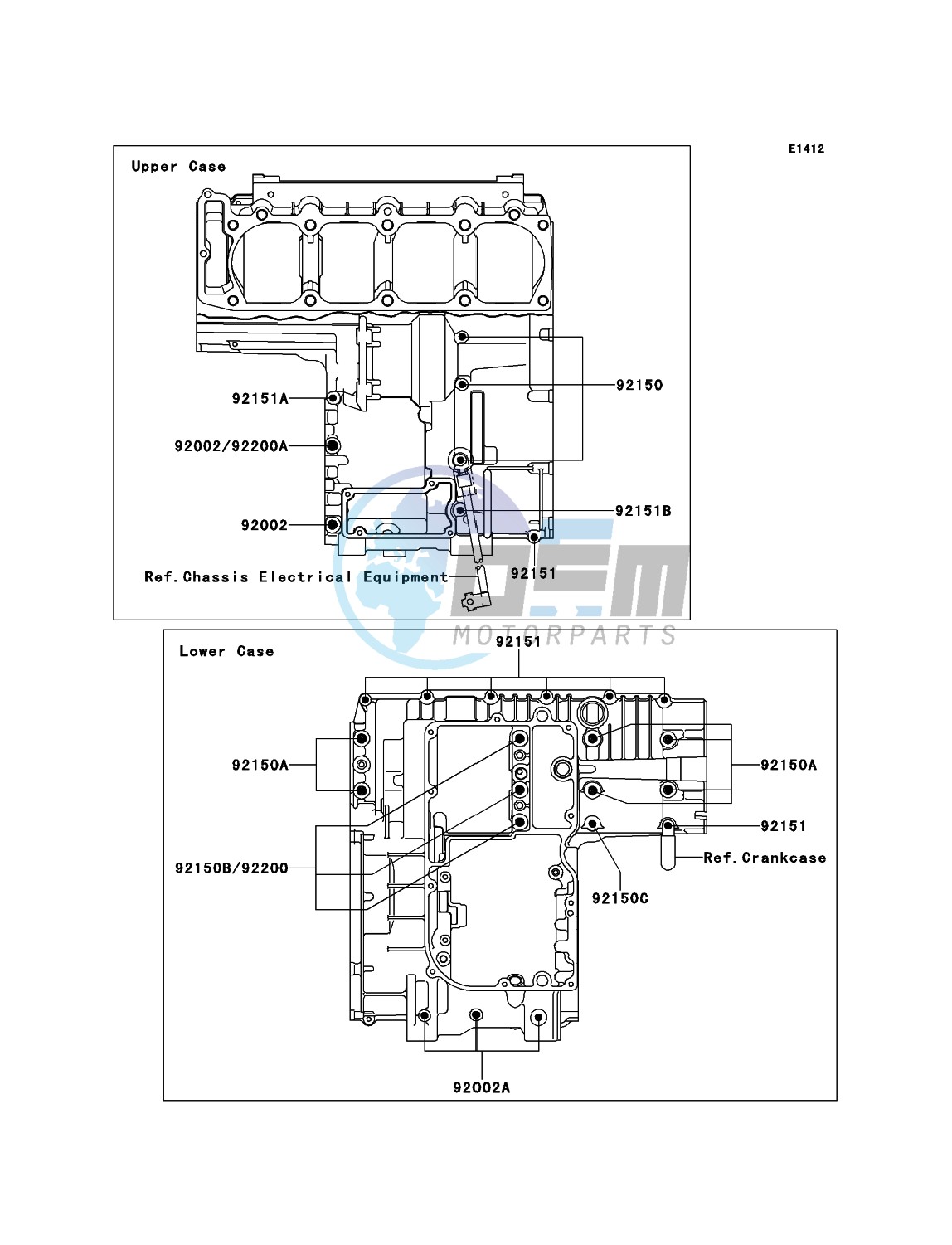 Crankcase Bolt Pattern