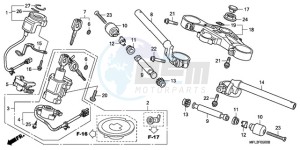 CBR1000RR9 Korea - (KO / MME SPC) drawing HANDLE PIPE/TOP BRIDGE