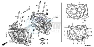 TRX420FA5F TRX420F Europe Direct - (ED) drawing CRANKCASE