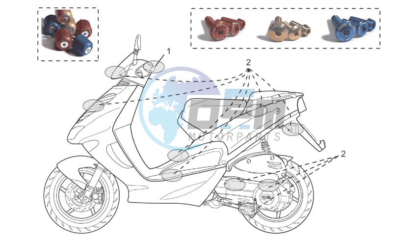 Acc. - Cyclistic components