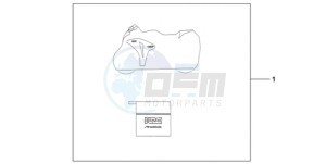 CBR1000RR9 UK - (E / MKH TRI) drawing INDOOR BODY COVER HRC