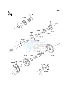 KAF620 G MULE 3000 (G1-G5) MULE 3000 drawing TRANSMISSION