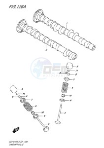 GSX-S 1000 drawing CAMSHAFT VALVE