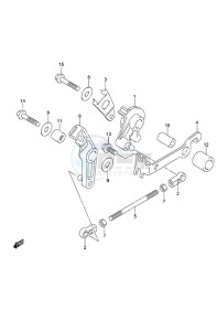 DF 9.9A drawing Throttle Control Non-Remote Control