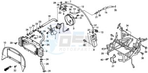 CN250 drawing RADIATOR