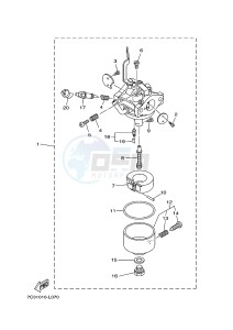 FW2600FW 171 drawing CARBURETOR