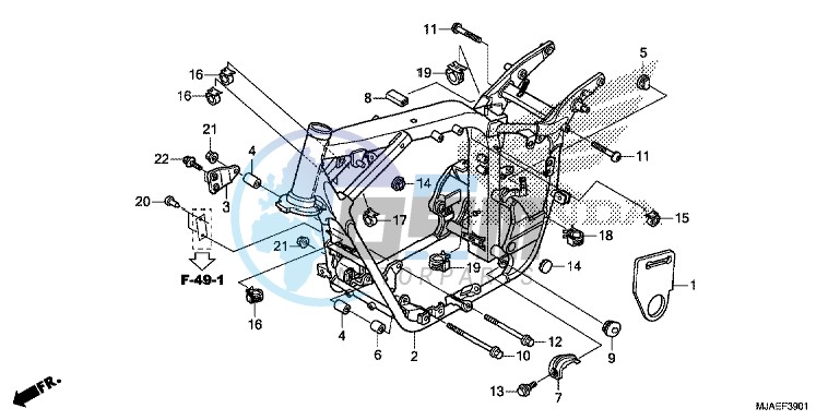 FRAME BODY (VT750S)