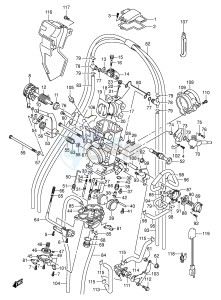 DR-Z400 (E3-E28) drawing CARBURETOR (MODEL K3 K4)