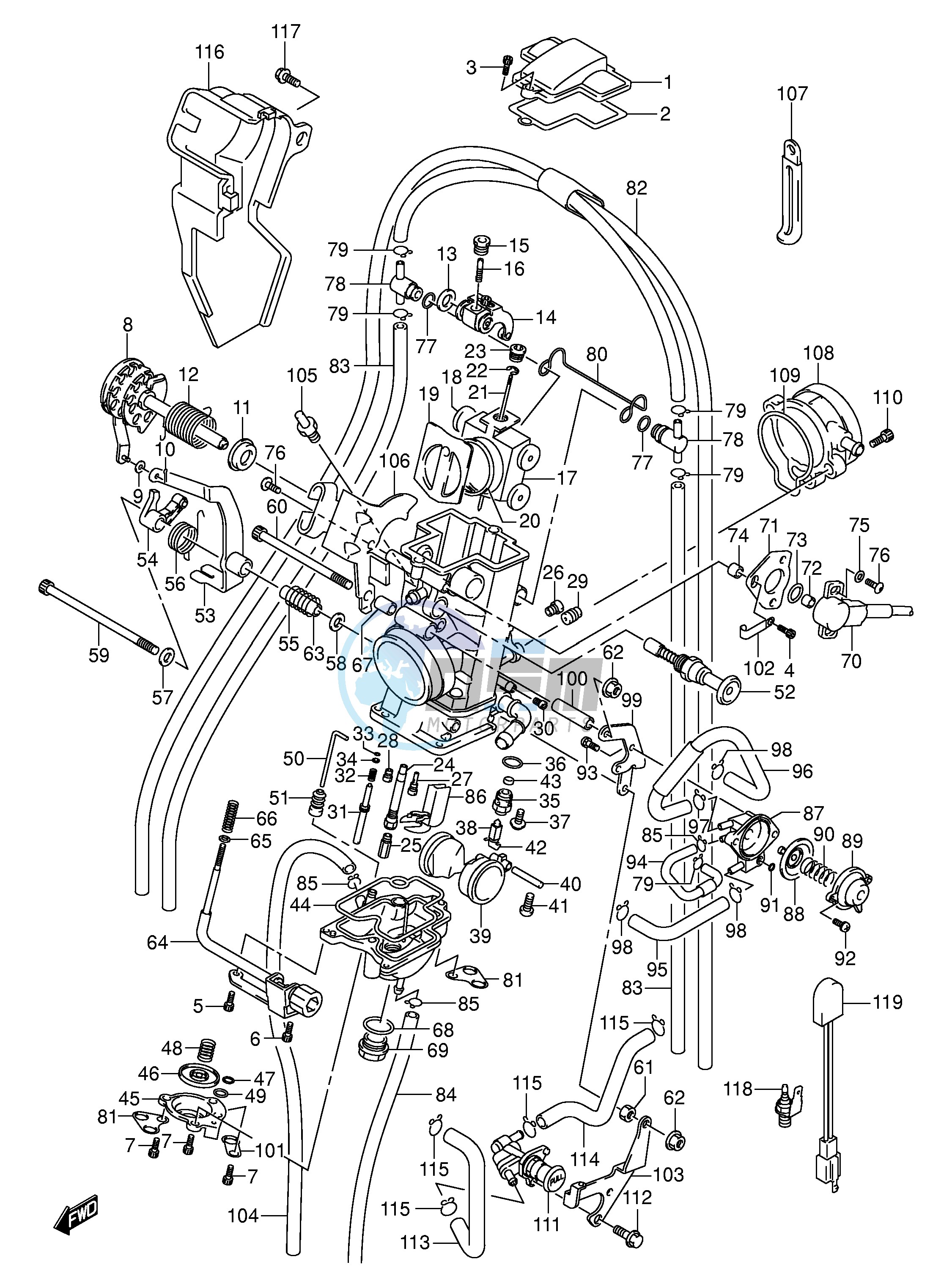 CARBURETOR (MODEL K3 K4)