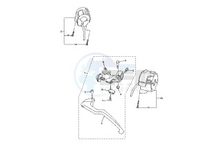 YZF R46 600 drawing HANDLE SWITCH- LEVER