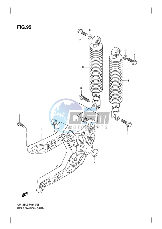 REAR SWINGINGARM