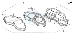 NSS250X FORZA X drawing SPEEDOMETER