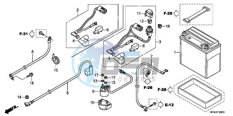 FRONT BRAKE MASTER CYLINDER (NC750XA/XD)