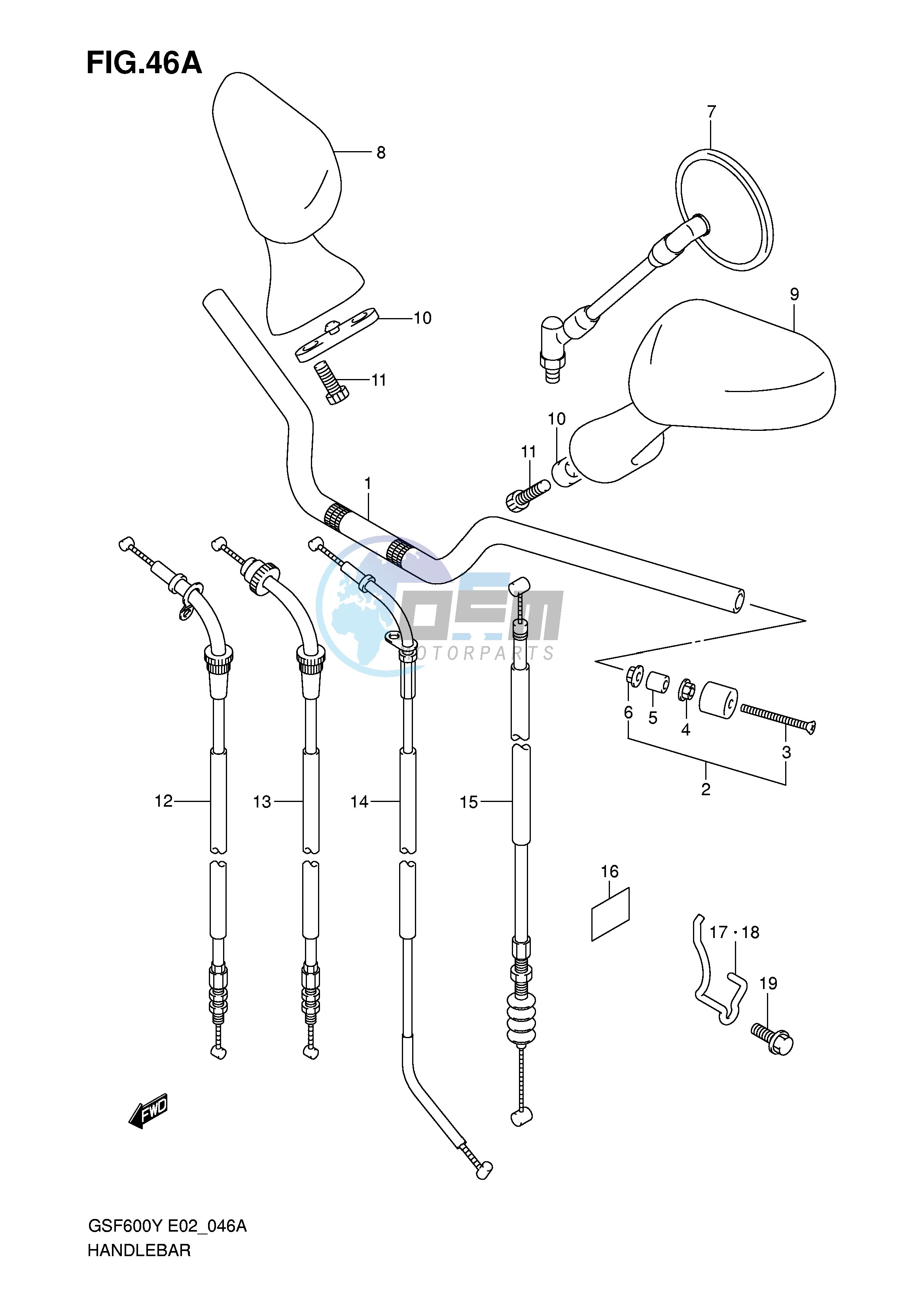 HANDLEBAR (MODEL K2 K3 K4)