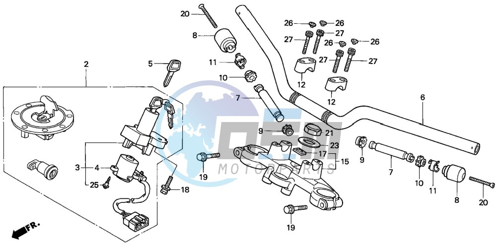 HANDLE PIPE/TOP BRIDGE (1)