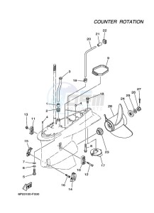 FL250BETU drawing PROPELLER-HOUSING-AND-TRANSMISSION-4