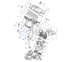 XTZ SUPER TENERE 1200 drawing INTAKE