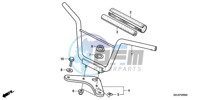 HANDLE PIPE/TOP BRIDGE