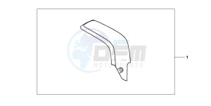 CBR600RR drawing EXH PIPE PROTECTOR