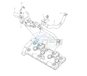 FZ8-S 800 drawing SECONDARY AIR SYSTEM