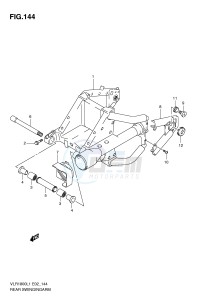 VLR1800 (E2) drawing REAR SWINGING ARM