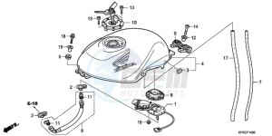 VTR2509 Australia - (U / MK) drawing FUEL TANK