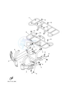 YFM300 RAPTOR 300 (1SC1) drawing GUARD