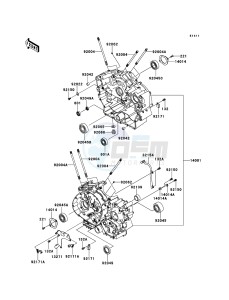 VN900 CLASSIC VN900BDF GB XX (EU ME A(FRICA) drawing Crankcase