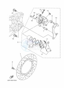 MWS125-C TRICITY 125 (BU5F) drawing FRONT BRAKE CALIPER