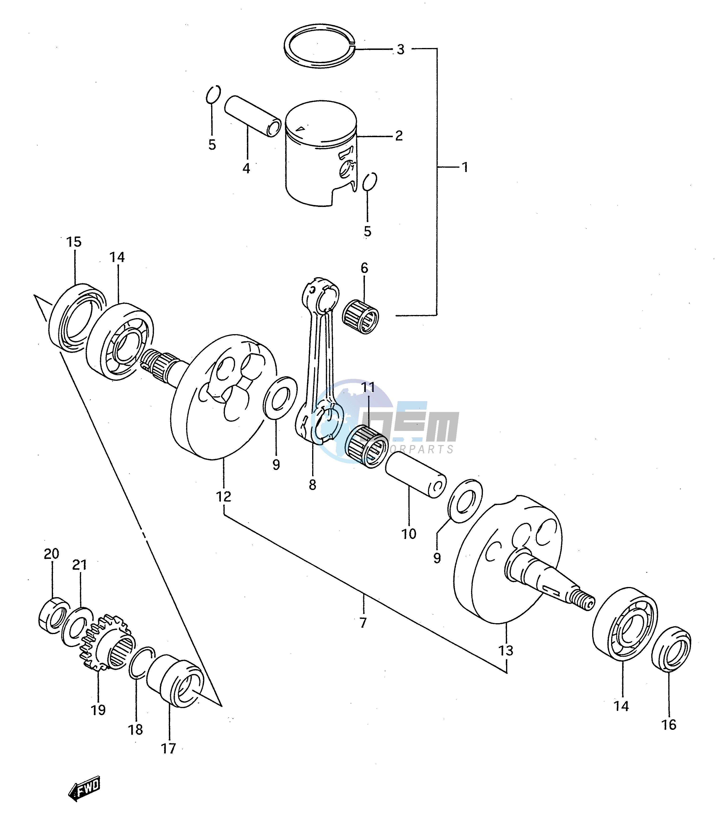 CRANKSHAFT (MODEL K)