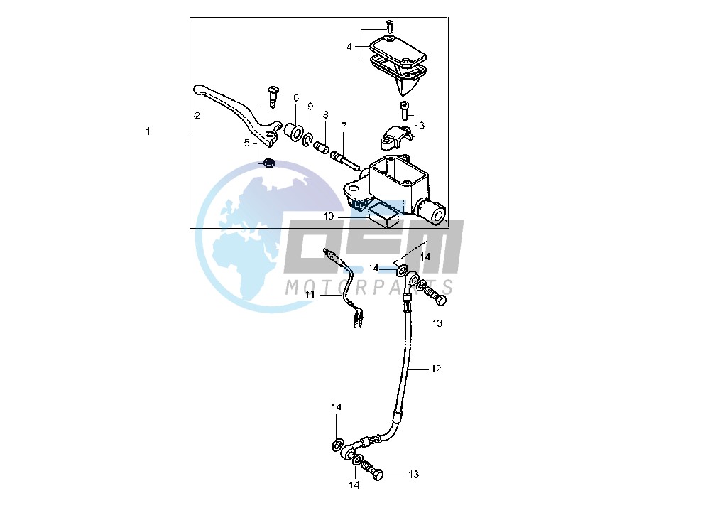 FRONT MASTER CYLINDER